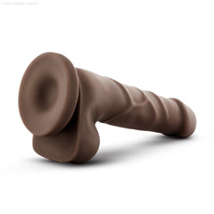 Dr. Skin By Blush® | Realistic Cock 7.75-Inch Long Dildo With Balls & Suction Cup Base-French Quarter Lingerie Dr. Skin By Blush® | Realistic Cock 7.75-Inch Long Dildo With Balls & Suction Cup Base-French Quarter Lingerie