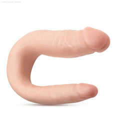 Dr. Skin By Blush® | Mini Double Dong 12.5-Inch Long Double Dildo With Suction Cup Base-French Quarter Lingerie Dr. Skin By Blush® | Mini Double Dong 12.5-Inch Long Double Dildo With Suction Cup Base-French Quarter Lingerie