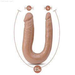Dr. Skin By Blush® | Mini Double Dong 12.5-Inch Long Double Dildo With Suction Cup Base-French Quarter Lingerie Dr. Skin By Blush® | Mini Double Dong 12.5-Inch Long Double Dildo With Suction Cup Base-French Quarter Lingerie