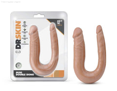 Dr. Skin By Blush® | Mini Double Dong 12.5-Inch Long Double Dildo With Suction Cup Base-French Quarter Lingerie Dr. Skin By Blush® | Mini Double Dong 12.5-Inch Long Double Dildo With Suction Cup Base-French Quarter Lingerie