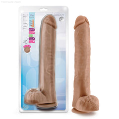 Au Naturel Daddy Realistic 14-Inch Long Dildo With Balls & Suction Cup Base-French Quarter Lingerie Au Naturel Daddy Realistic 14-Inch Long Dildo With Balls & Suction Cup Base-French Quarter Lingerie