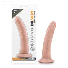 Dr. Skin By Blush® | Realistic 7.5-Inch Long Dildo With Suction Cup Base-French Quarter Lingerie Dr. Skin By Blush® | Realistic 7.5-Inch Long Dildo With Suction Cup Base-French Quarter Lingerie