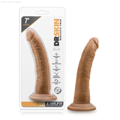 Dr. Skin By Blush® | Realistic 7.5-Inch Long Dildo With Suction Cup Base-French Quarter Lingerie Dr. Skin By Blush® | Realistic 7.5-Inch Long Dildo With Suction Cup Base-French Quarter Lingerie