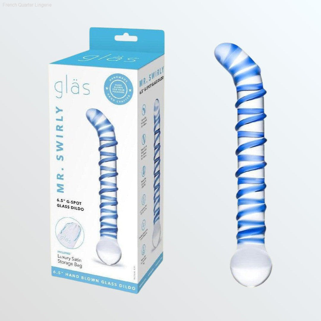 6.5" Mr. Swirly G-Spot Dildo-French Quarter Lingerie 6.5" Mr. Swirly G-Spot Dildo-French Quarter Lingerie