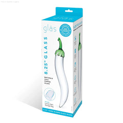 8.25” Naturals Chili Pepper Glass Dildo-French Quarter Lingerie 8.25” Naturals Chili Pepper Glass Dildo-French Quarter Lingerie