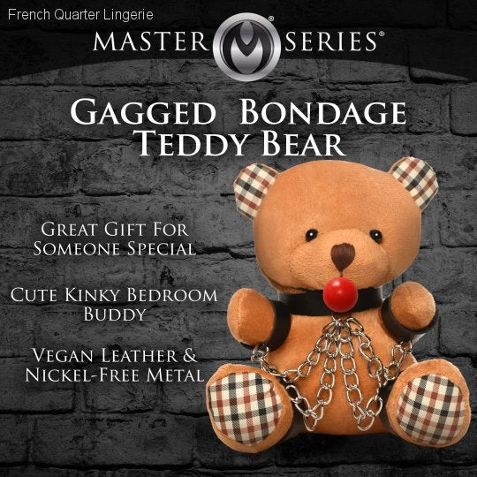 Gagged Teddy Bear Plush-French Quarter Lingerie Gagged Teddy Bear Plush-French Quarter Lingerie