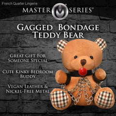 Gagged Teddy Bear Plush-French Quarter Lingerie Gagged Teddy Bear Plush-French Quarter Lingerie