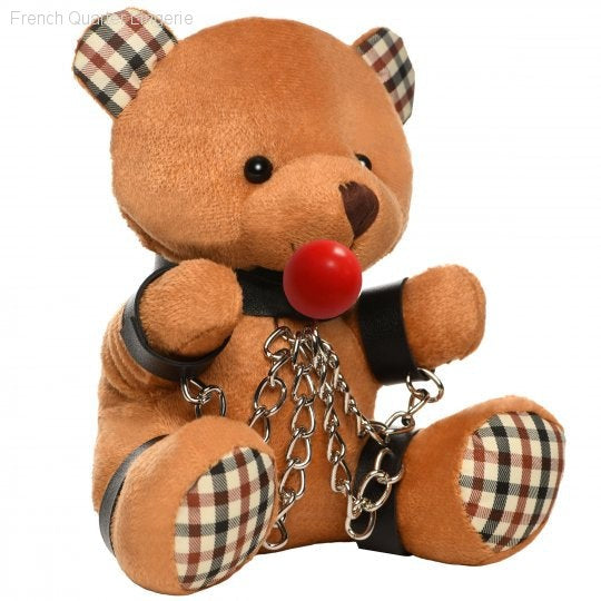 Gagged Teddy Bear Plush-French Quarter Lingerie Gagged Teddy Bear Plush-French Quarter Lingerie