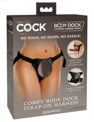 King Cock Elite Comfy Body Dock Strap-On Harness King Cock Elite Comfy Body Dock Strap-On Harness