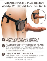 King Cock Elite Comfy Body Dock Strap-On Harness King Cock Elite Comfy Body Dock Strap-On Harness