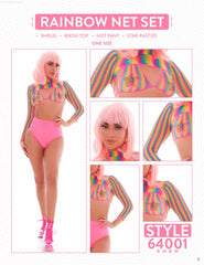 Rainbow Net 4pc Set - One Size Rainbow Net 4pc Set - One Size