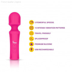 Mighty Muse - Hot Pink - Powerful Personal Wand - Massager Mighty Muse - Hot Pink - Powerful Personal Wand - Massager