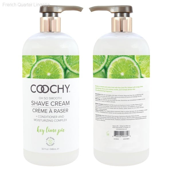 Coochy Shave Cream Key Lime Pie-French Quarter Lingerie Coochy Shave Cream Key Lime Pie-French Quarter Lingerie