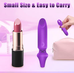 Bullet Clit Vibrator with Finger Hole-French Quarter Lingerie Bullet Clit Vibrator with Finger Hole-French Quarter Lingerie