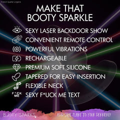 28X Laser Fuck Me Silicone Anal Plug with Remote Control - Small-French Quarter Lingerie 28X Laser Fuck Me Silicone Anal Plug with Remote Control - Small-French Quarter Lingerie