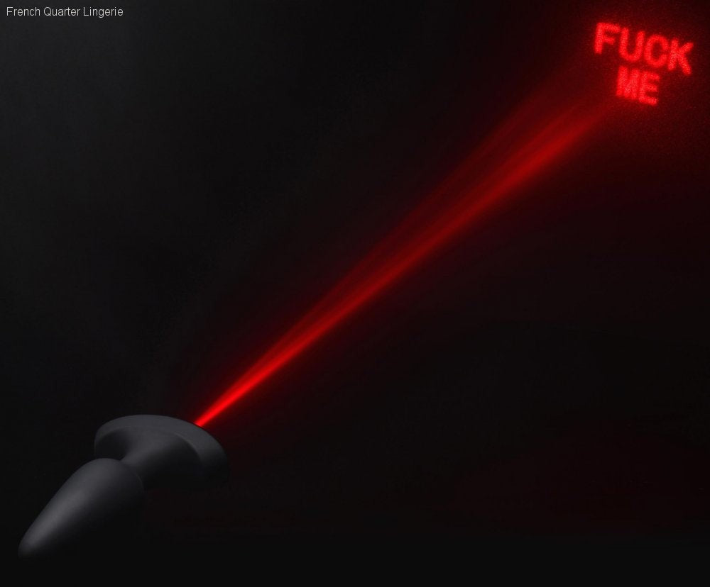 28X Laser Fuck Me Silicone Anal Plug with Remote Control - Small-French Quarter Lingerie 28X Laser Fuck Me Silicone Anal Plug with Remote Control - Small-French Quarter Lingerie