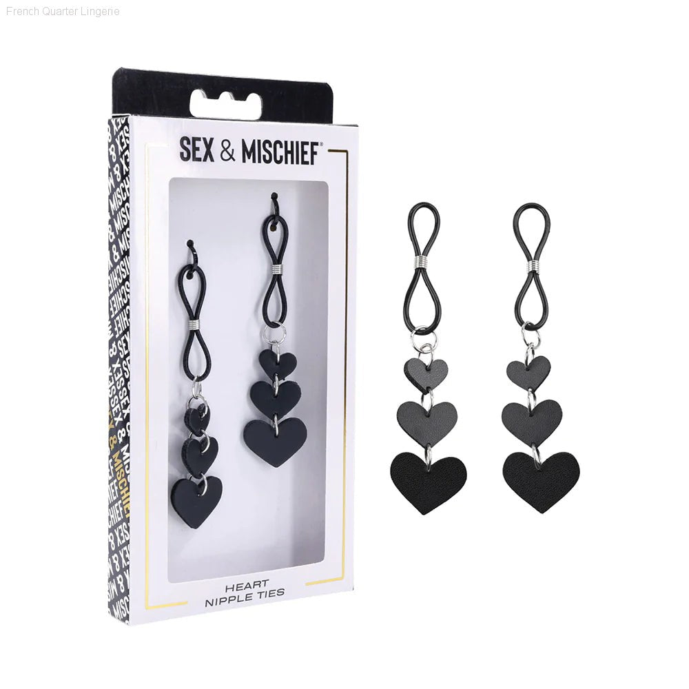 Heart Nipple Ties-French Quarter Lingerie Heart Nipple Ties-French Quarter Lingerie