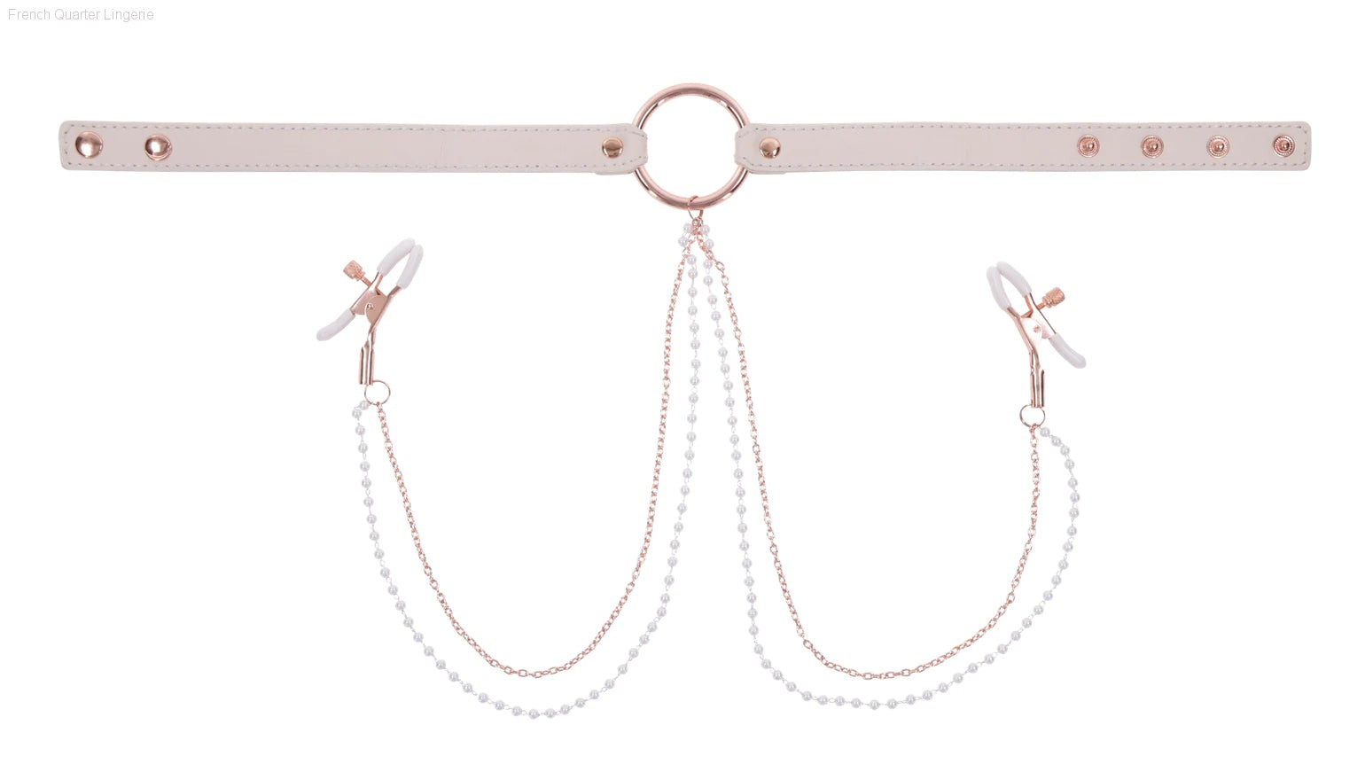 Peaches ‘n CreaMe Collar With Nipple Clamps Peaches ‘n CreaMe Collar With Nipple Clamps