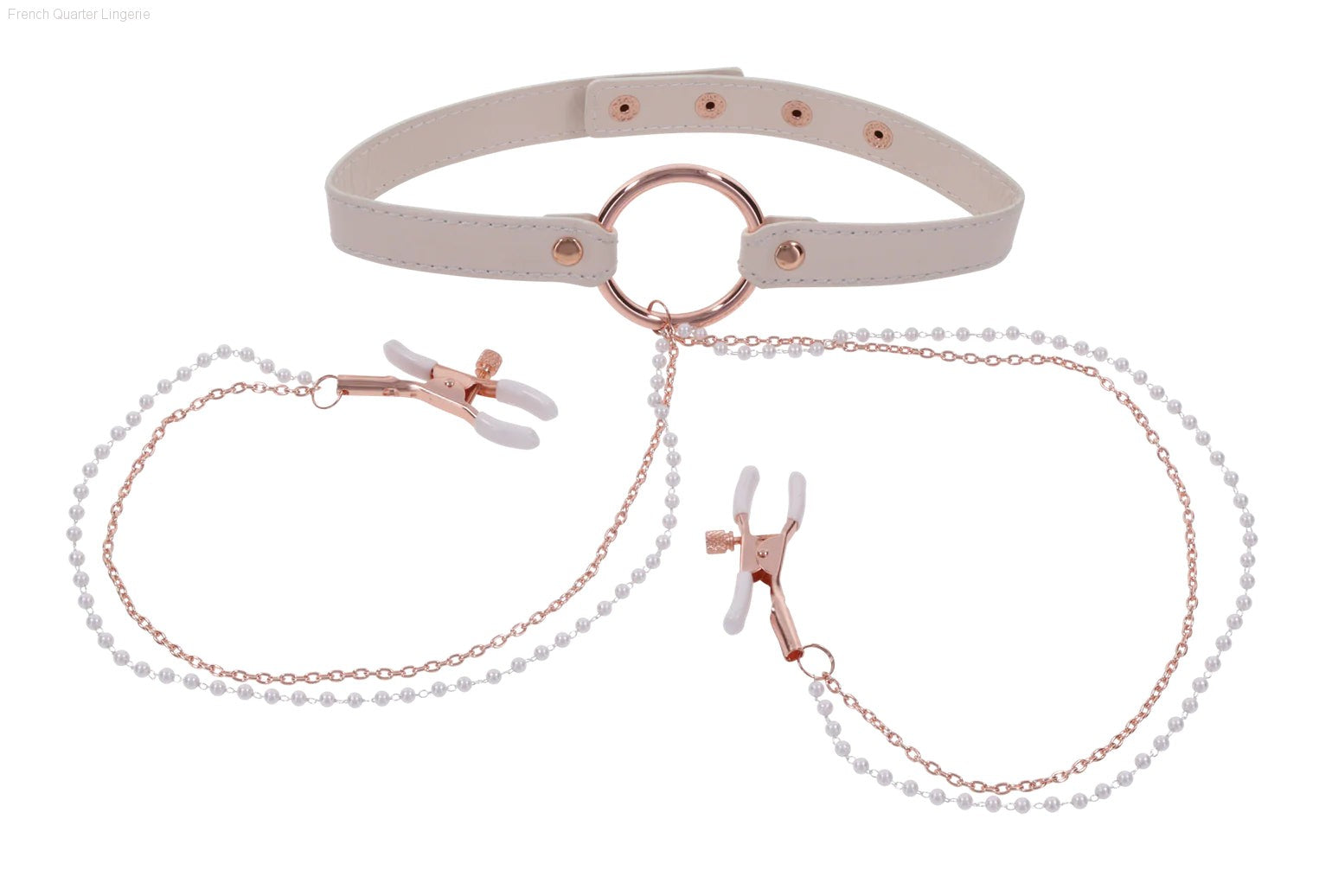Peaches ‘n CreaMe Collar With Nipple Clamps Peaches ‘n CreaMe Collar With Nipple Clamps