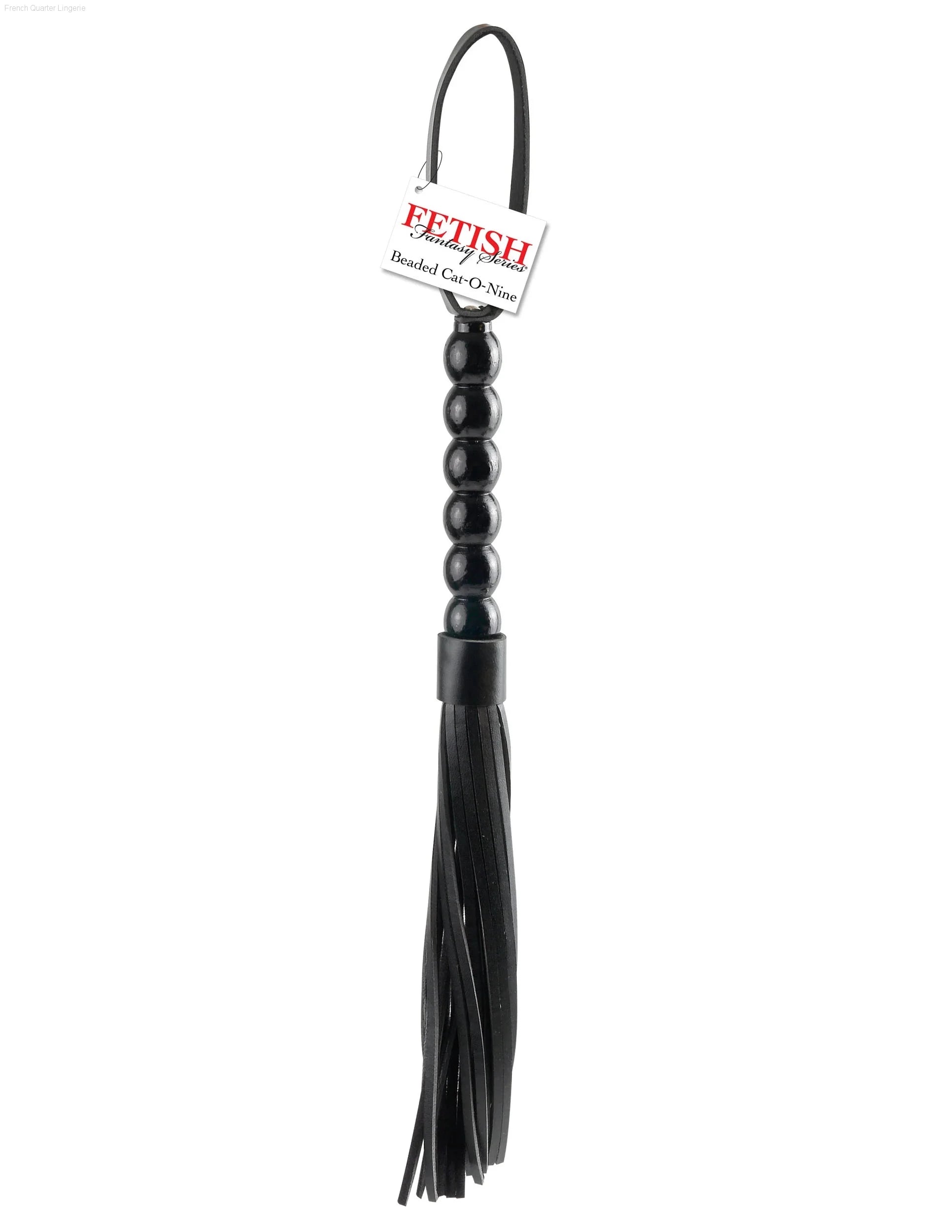 Fetish Fantasy Series - Beaded Cat-o-Nine Tails-French Quarter Lingerie Fetish Fantasy Series - Beaded Cat-o-Nine Tails-French Quarter Lingerie