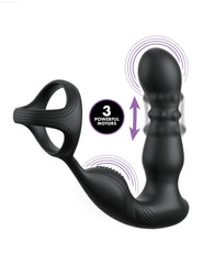 Anal Fantasy Elite Collection - Ass-gasm Slide & Glide - Prostate Stimulator with Cockring-French Quarter Lingerie Anal Fantasy Elite Collection - Ass-gasm Slide & Glide - Prostate Stimulator with Cockring-French Quarter Lingerie
