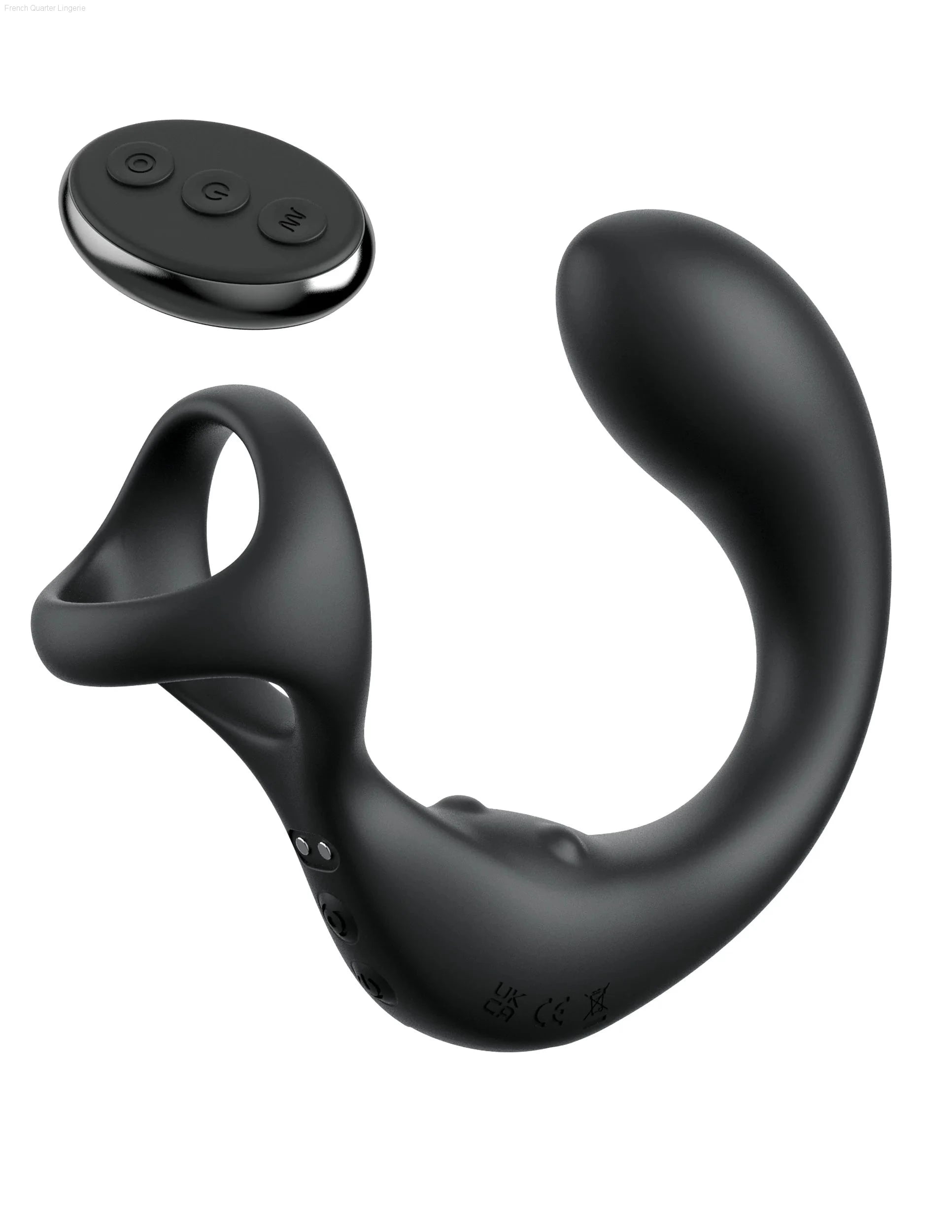 Anal Fantasy Elite Collection - Ass-gasm Taint-alizer - Prostate Stimulator with Cockring-French Quarter Lingerie Anal Fantasy Elite Collection - Ass-gasm Taint-alizer - Prostate Stimulator with Cockring-French Quarter Lingerie