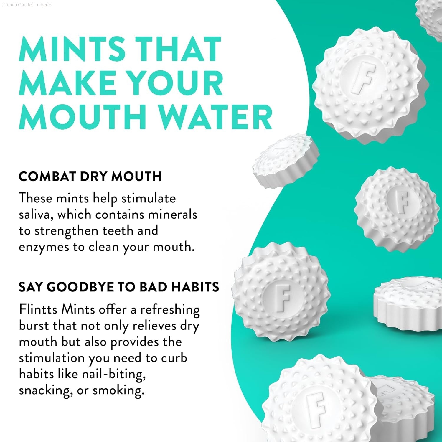 Flintts Mints Mouth Watering Oral Delights - 30 Tablets-French Quarter Lingerie Flintts Mints Mouth Watering Oral Delights - 30 Tablets-French Quarter Lingerie