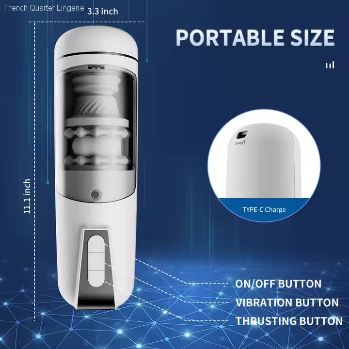 Airship Masturbation Cup - Date Tonight - 7 Function Thrusting + Vibration Airship Masturbation Cup - Date Tonight - 7 Function Thrusting + Vibration