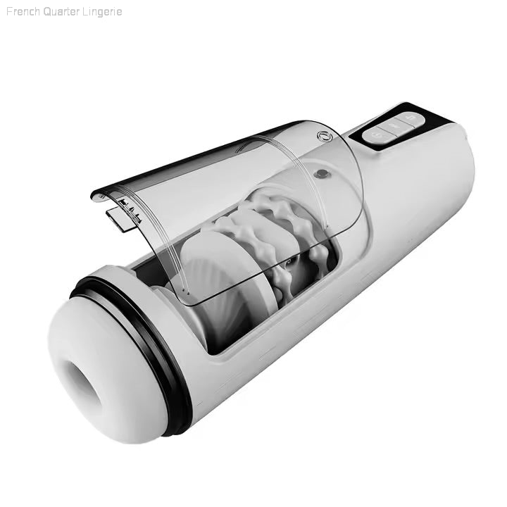 Airship Masturbation Cup - Date Tonight - 7 Function Thrusting + Vibration Airship Masturbation Cup - Date Tonight - 7 Function Thrusting + Vibration