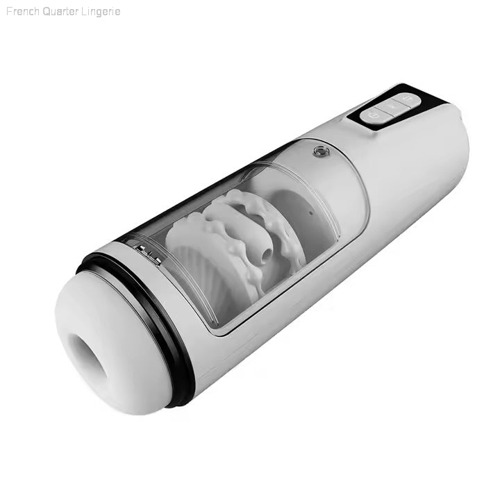 Airship Masturbation Cup - Date Tonight - 7 Function Thrusting + Vibration Airship Masturbation Cup - Date Tonight - 7 Function Thrusting + Vibration