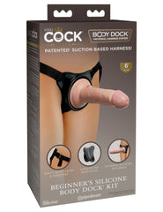 King Cock Elite Beginner's Silicone Body Dock Kit King Cock Elite Beginner's Silicone Body Dock Kit