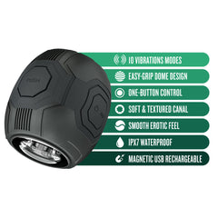 M For Men | Dome X – Vibrating Automatic Male Masturbator With Easy-Grip Discreet Dome Design Stroker – Black M For Men | Dome X – Vibrating Automatic Male Masturbator With Easy-Grip Discreet Dome Design Stroker – Black