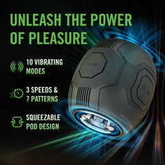 M For Men | Dome X – Vibrating Automatic Male Masturbator With Easy-Grip Discreet Dome Design Stroker – Black M For Men | Dome X – Vibrating Automatic Male Masturbator With Easy-Grip Discreet Dome Design Stroker – Black
