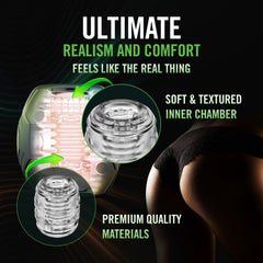 M For Men | Dome X – Vibrating Automatic Male Masturbator With Easy-Grip Discreet Dome Design Stroker – Black M For Men | Dome X – Vibrating Automatic Male Masturbator With Easy-Grip Discreet Dome Design Stroker – Black