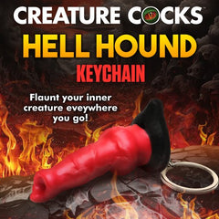 Hell Hound Mini Dildo Key Chain Hell Hound Mini Dildo Key Chain
