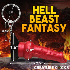 Hell Hound Mini Dildo Key Chain Hell Hound Mini Dildo Key Chain