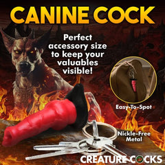 Hell Hound Mini Dildo Key Chain Hell Hound Mini Dildo Key Chain