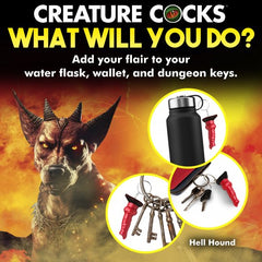 Hell Hound Mini Dildo Key Chain Hell Hound Mini Dildo Key Chain