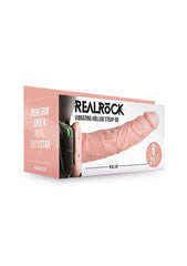 Vibrating Hollow Strapon without Balls - 8'' Vibrating Hollow Strapon without Balls - 8''