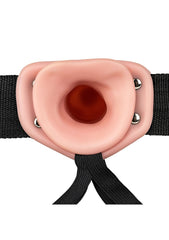 Vibrating Hollow Strapon without Balls - 8'' Vibrating Hollow Strapon without Balls - 8''