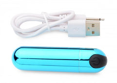 10X Rechargeable Vibrating Metallic Bullet 10X Rechargeable Vibrating Metallic Bullet