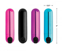 10X Rechargeable Vibrating Metallic Bullet 10X Rechargeable Vibrating Metallic Bullet