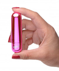 10X Rechargeable Vibrating Metallic Bullet 10X Rechargeable Vibrating Metallic Bullet