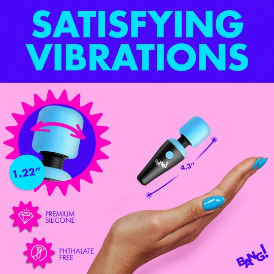 10X Ultra Powerful Silicone Mini Wand 10X Ultra Powerful Silicone Mini Wand
