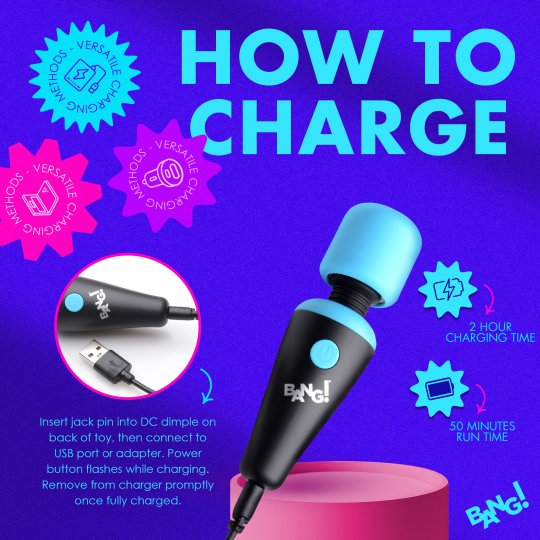 10X Ultra Powerful Silicone Mini Wand 10X Ultra Powerful Silicone Mini Wand