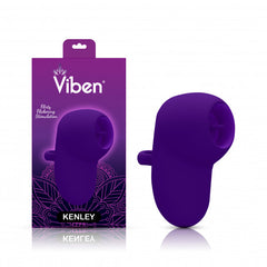 Kenley - Violet - Intense Flickering Finger Vibe With Comfort Grip Ring Kenley - Violet - Intense Flickering Finger Vibe With Comfort Grip Ring
