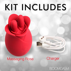 10X Fondle Massaging Rose Silicone Clit Stimulators 10X Fondle Massaging Rose Silicone Clit Stimulators