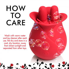 10X Fondle Massaging Rose Silicone Clit Stimulators 10X Fondle Massaging Rose Silicone Clit Stimulators