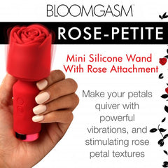 Pleasure Rose-Petite Mini Silicone Rose Wand Pleasure Rose-Petite Mini Silicone Rose Wand