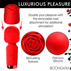 Pleasure Rose-Petite Mini Silicone Rose Wand Pleasure Rose-Petite Mini Silicone Rose Wand